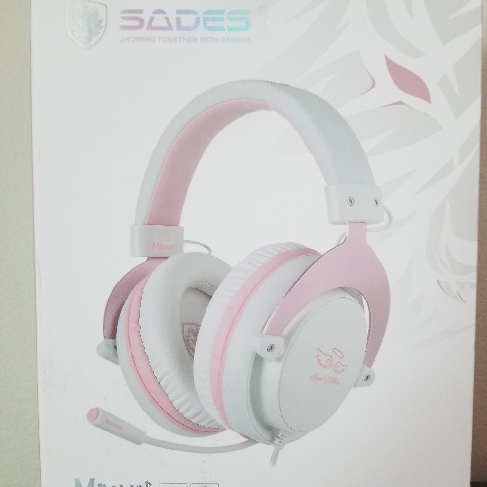 SADES mpower angel edition gaming headset